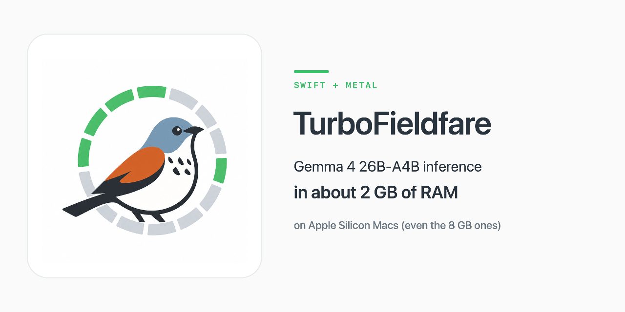 Gemma 4 26B dans 2 Go de RAM sur Mac